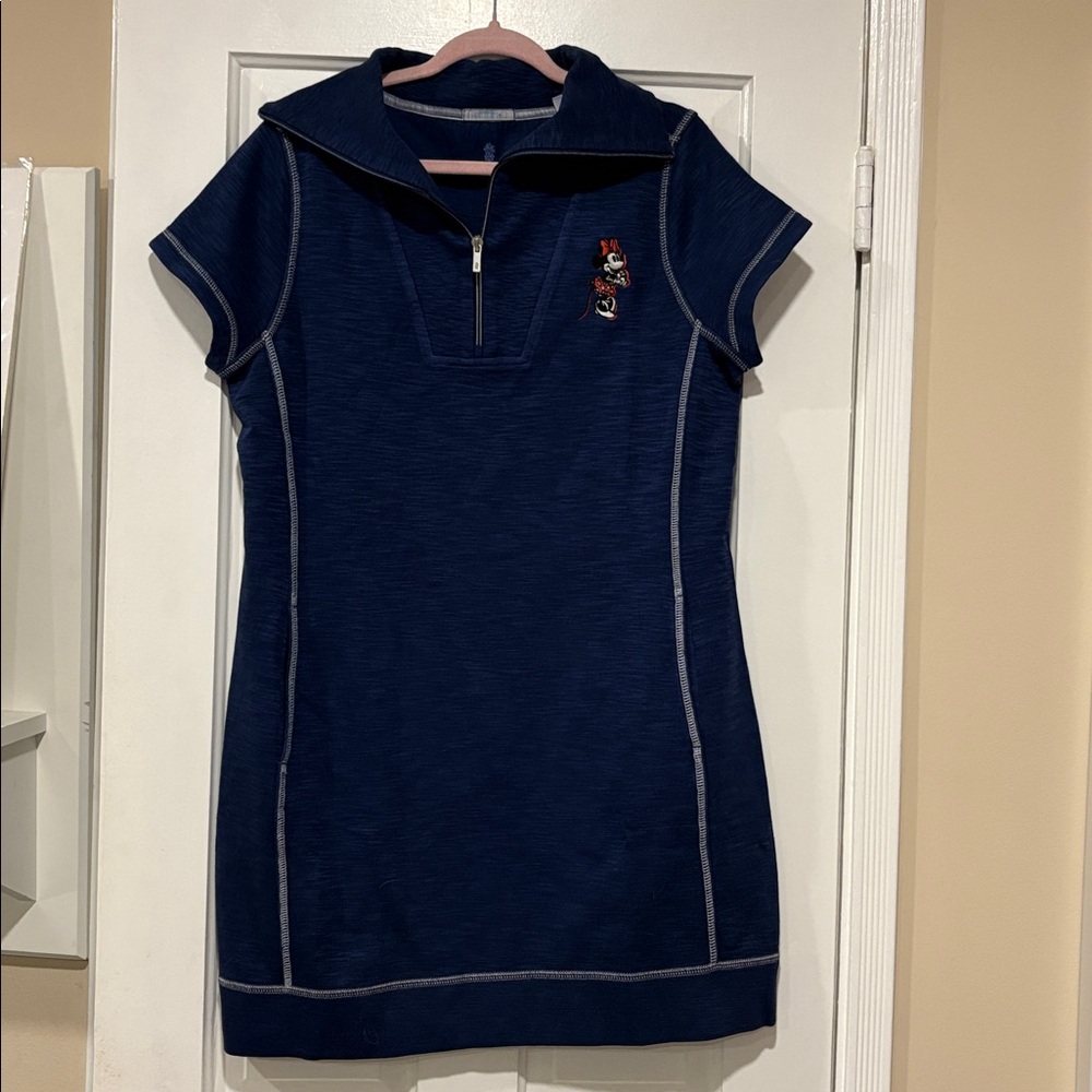 NWT Tommy Bahama Disney Parks Women’s 
Minnie Mouse Navy Tobago Bay Dress L